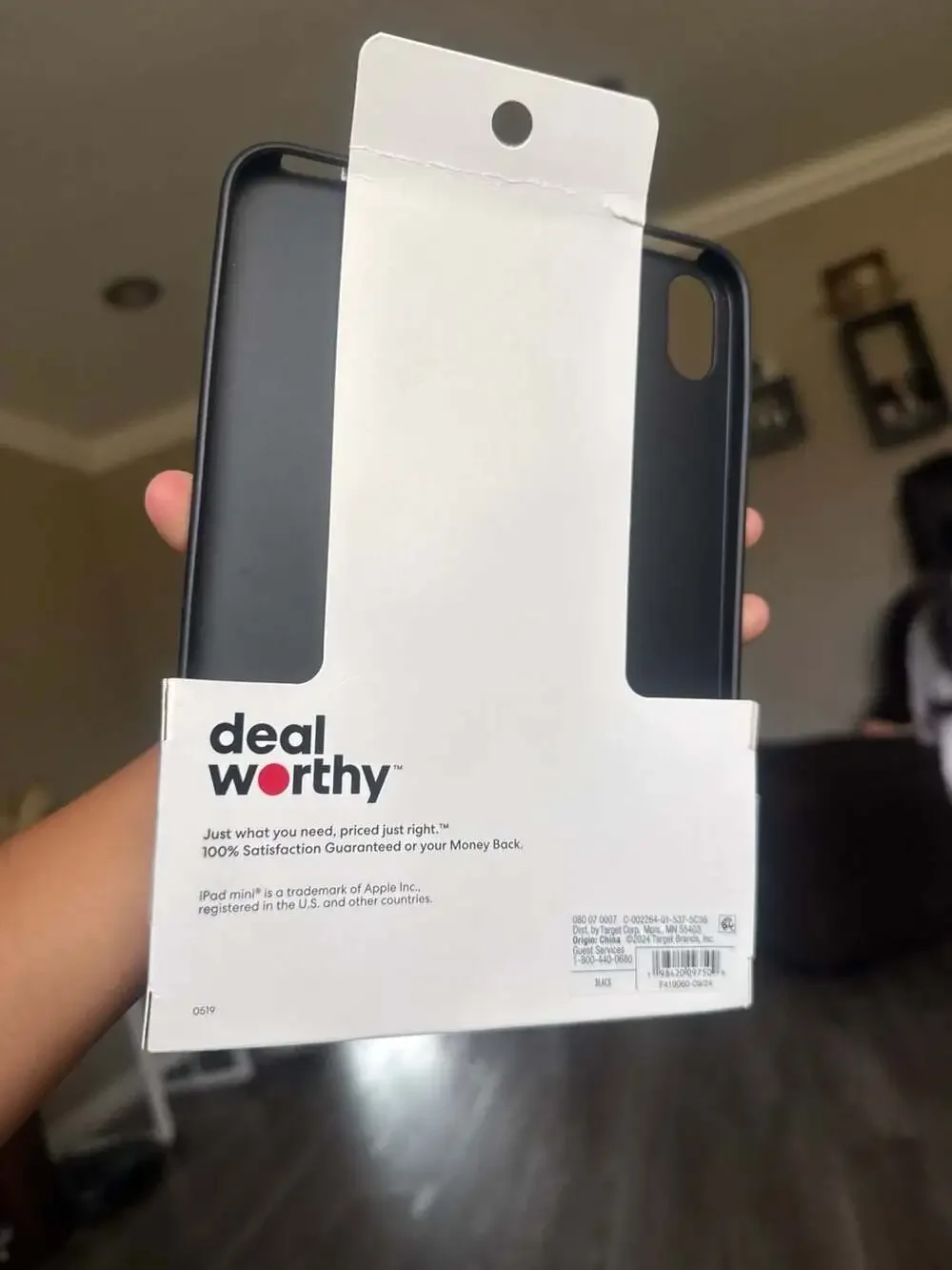 dealworthy iPad mini 6th Gen Tablet Case - Black